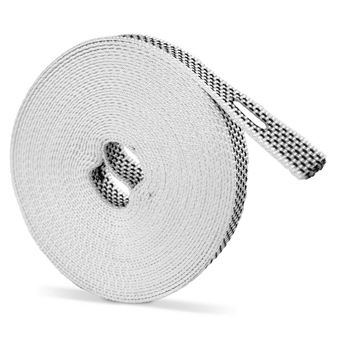 BAUHELD 6m Rollladengurt 14mm Schwarz Weiß