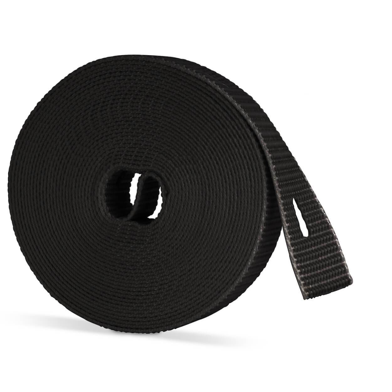 BAUHELD 6m Rollladengurt 23mm Schwarz