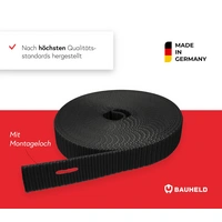 BAUHELD 6m Rollladengurt 23mm Schwarz BAUHELD 6m Rollladengurt 23mm Schwarz