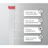 BAUHELD 6m Rollladengurt 18mm Weiß BAUHELD 6m Rollladengurt 18mm Weiß