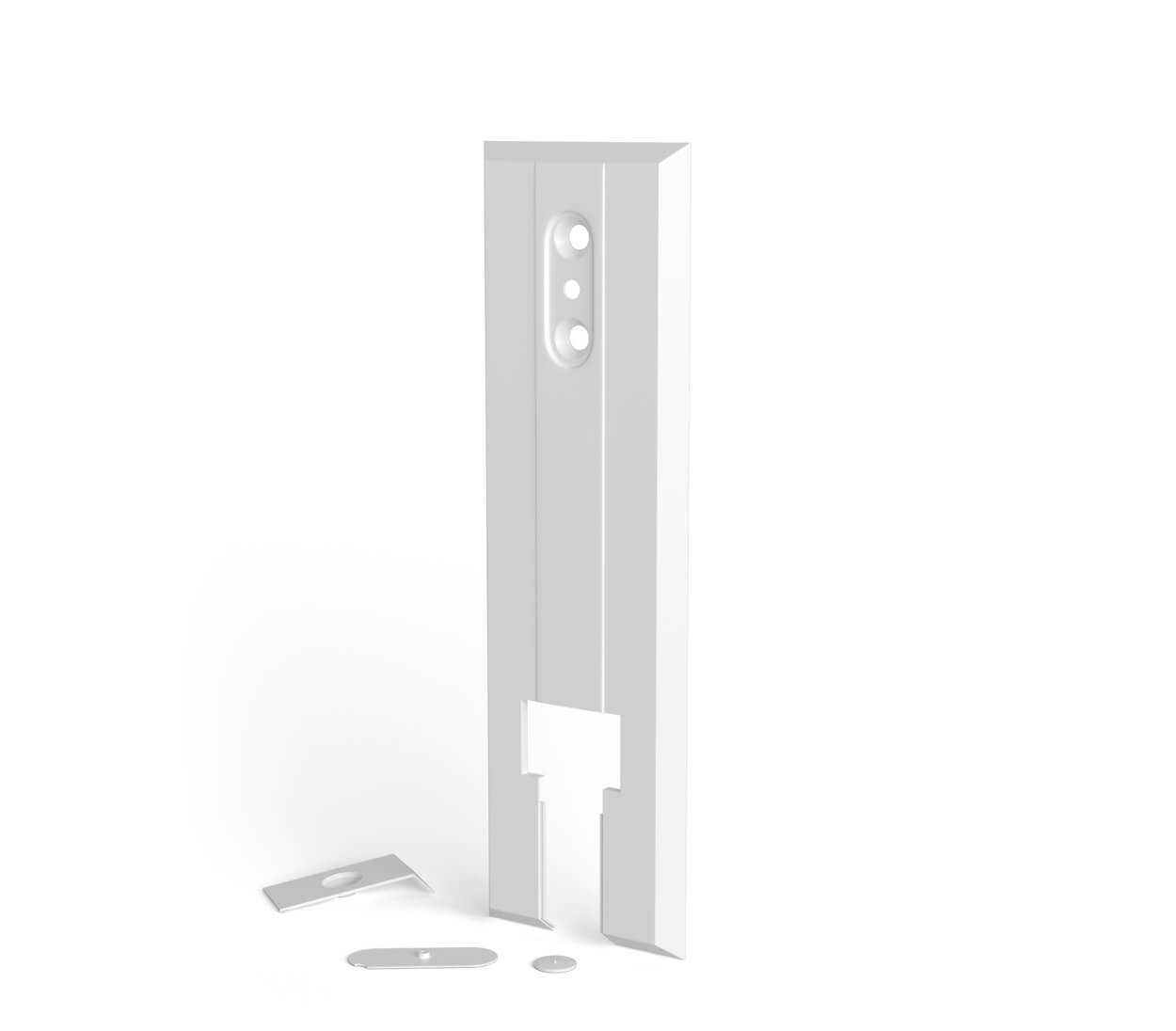 BAUHELD Rollladen Gurtwickler Abdeckplatte ohne Gurtausbau 135 bis 160 mm