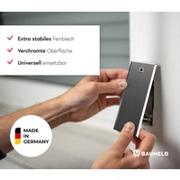 BAUHELD Metall Gurtwickler Abdeckplatte 105mm Geschlossen Verchromt BAUHELD Metall Gurtwickler Abdeckplatte 105mm Geschlossen Verchromt