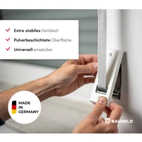 BAUHELD Metall Gurtwickler Abdeckplatte 185mm Offen Beschichtet BAUHELD Metall Gurtwickler Abdeckplatte 185mm Offen Beschichtet