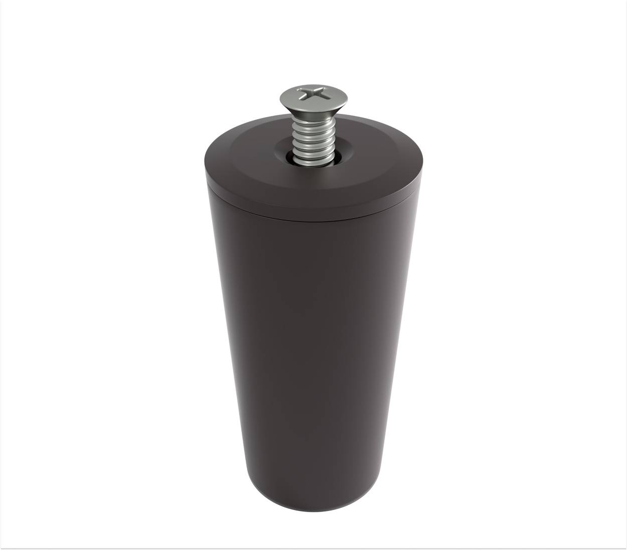 BAUHELD Rollladenstopper 40mm Braun Offen 8 Stück