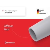 BAUHELD Rollladenstopper 40mm Hellgrau Offen 8 Stück BAUHELD Rollladenstopper 40mm Hellgrau Offen 8 Stück
