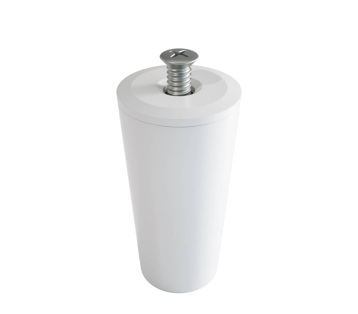 BAUHELD Rollladenstopper 40mm Weiß Offen 8 Stück