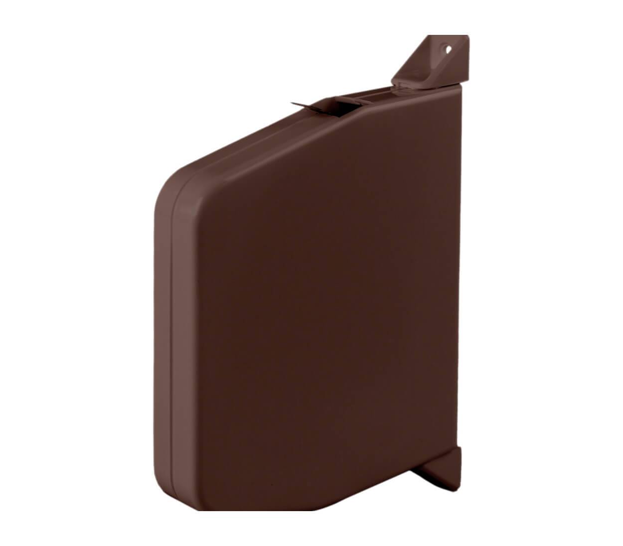 BAUHELD Rollladen Gurtwickler Aufputz 14mm Mini mit Einfädelautomatik Braun