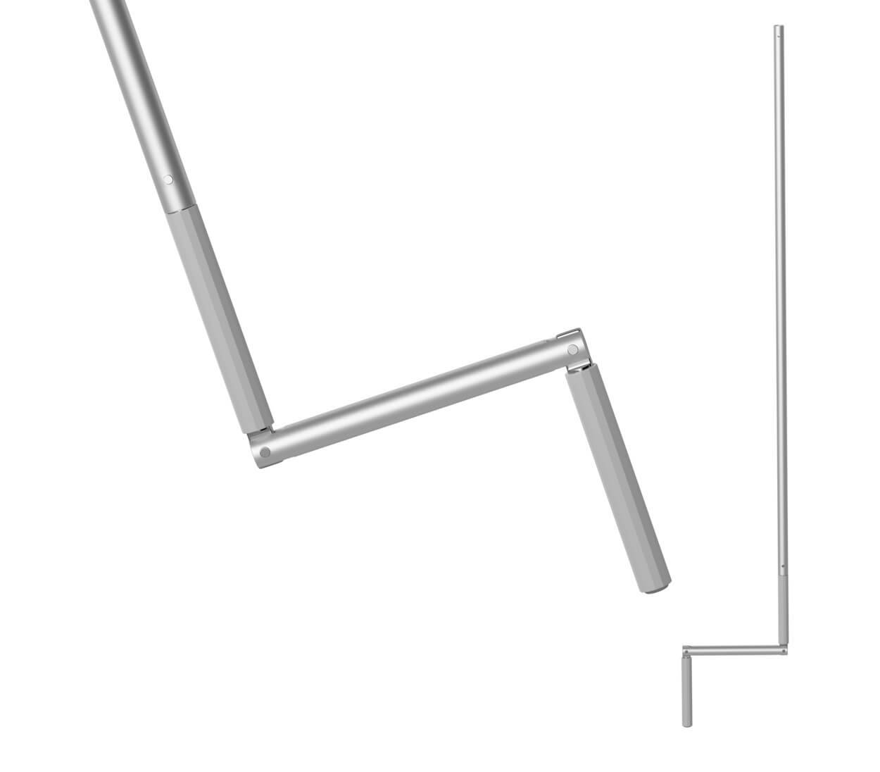 BAUHELD Rollladen Kurbelstange 100cm Grau