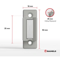 BAUHELD Rollladen Kurbelhalter Magnetisch 35mm Grau BAUHELD Rollladen Kurbelhalter Magnetisch 35mm Grau