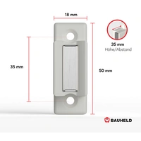 BAUHELD Rollladen Kurbelhalter Magnetisch 35mm Weiß BAUHELD Rollladen Kurbelhalter Magnetisch 35mm Weiß