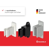 BAUHELD Rollladen Kurbelhalter Höhenverstellbar Weiß BAUHELD Rollladen Kurbelhalter Höhenverstellbar Weiß