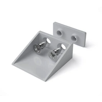 BAUHELD Rollladen Anschlagwinkel 40mm Hellgrau 8 Stück BAUHELD Rollladen Anschlagwinkel 40mm Hellgrau 8 Stück