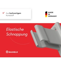 BAUHELD Rollladen Anschlagwinkel 40mm Hellgrau 8 Stück BAUHELD Rollladen Anschlagwinkel 40mm Hellgrau 8 Stück