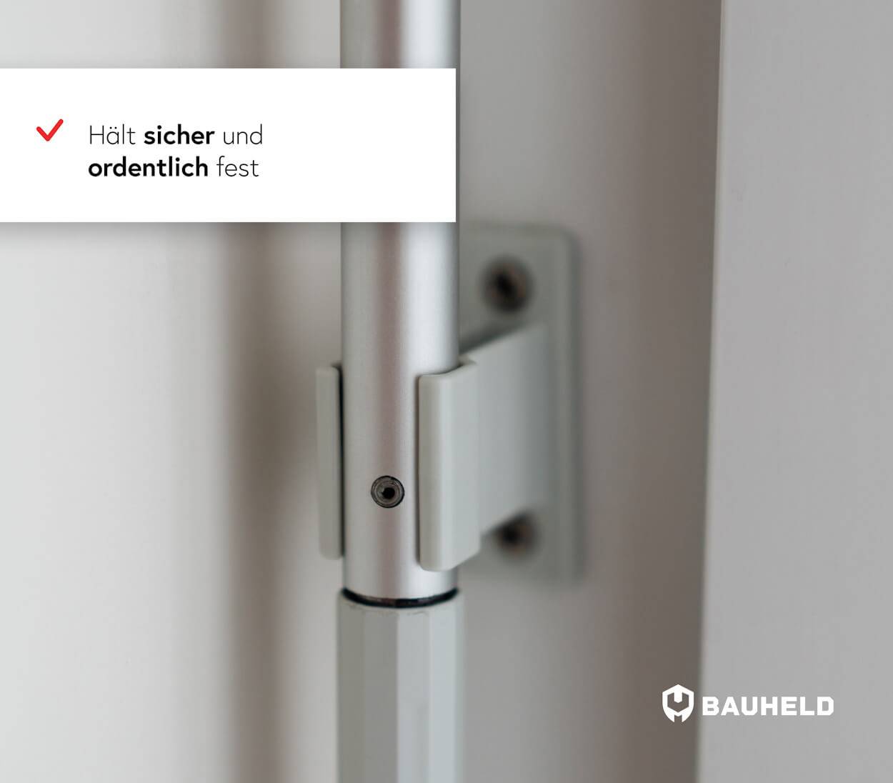 BAUHELD Rollladen Anschlagwinkel 40mm Weiß 8 Stück