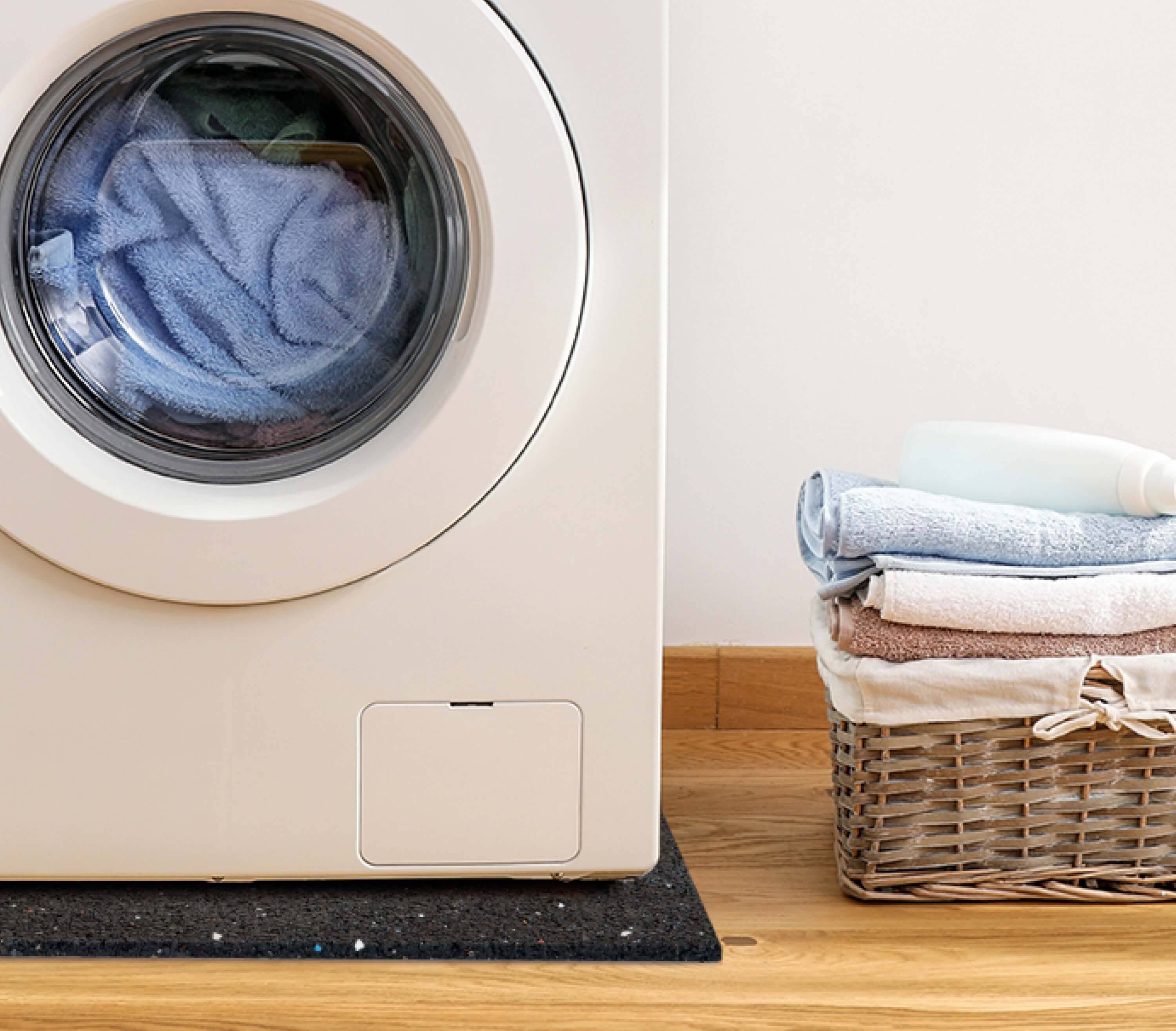 BAUHELD Antivibrationsmatte Waschmaschine 60 x 60 x 0,6 cm