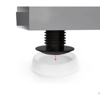 BAUHELD Gummifüße Schwingungsdämpfer 67 x 60 mm 4 Stück Weiß BAUHELD Gummifüße Schwingungsdämpfer 67 x 60 mm 4 Stück Weiß