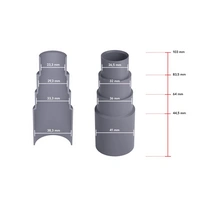 BAUHELD Staubsaugeradapter Dunkelgrau 3 Stück BAUHELD Staubsaugeradapter Dunkelgrau 3 Stück