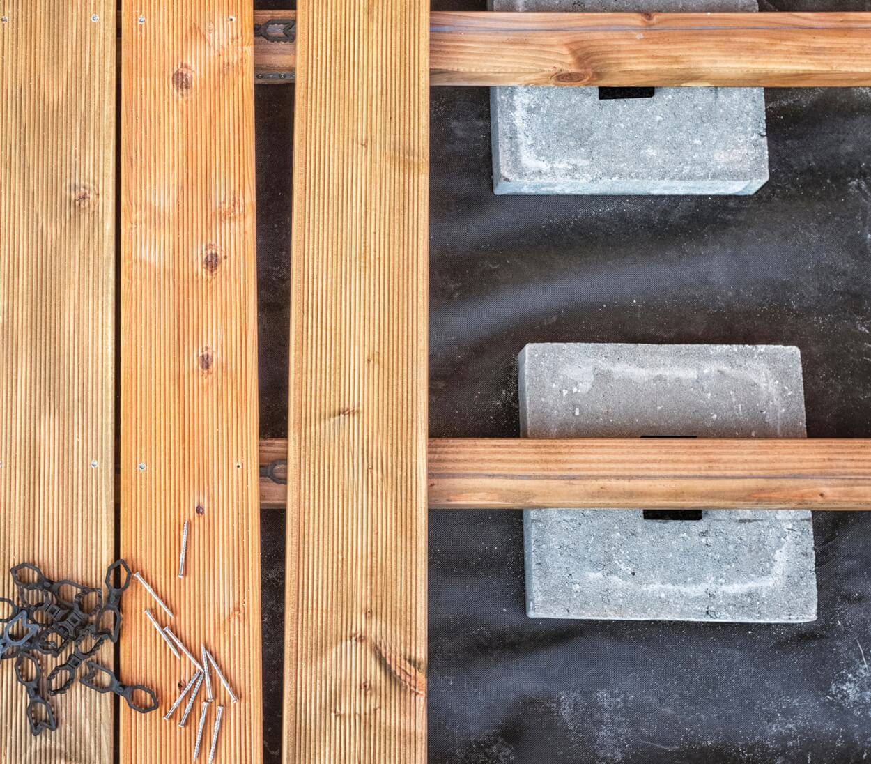 BAUHELD Terrassenpads 90 x 60 x 20 mm 40 Stück