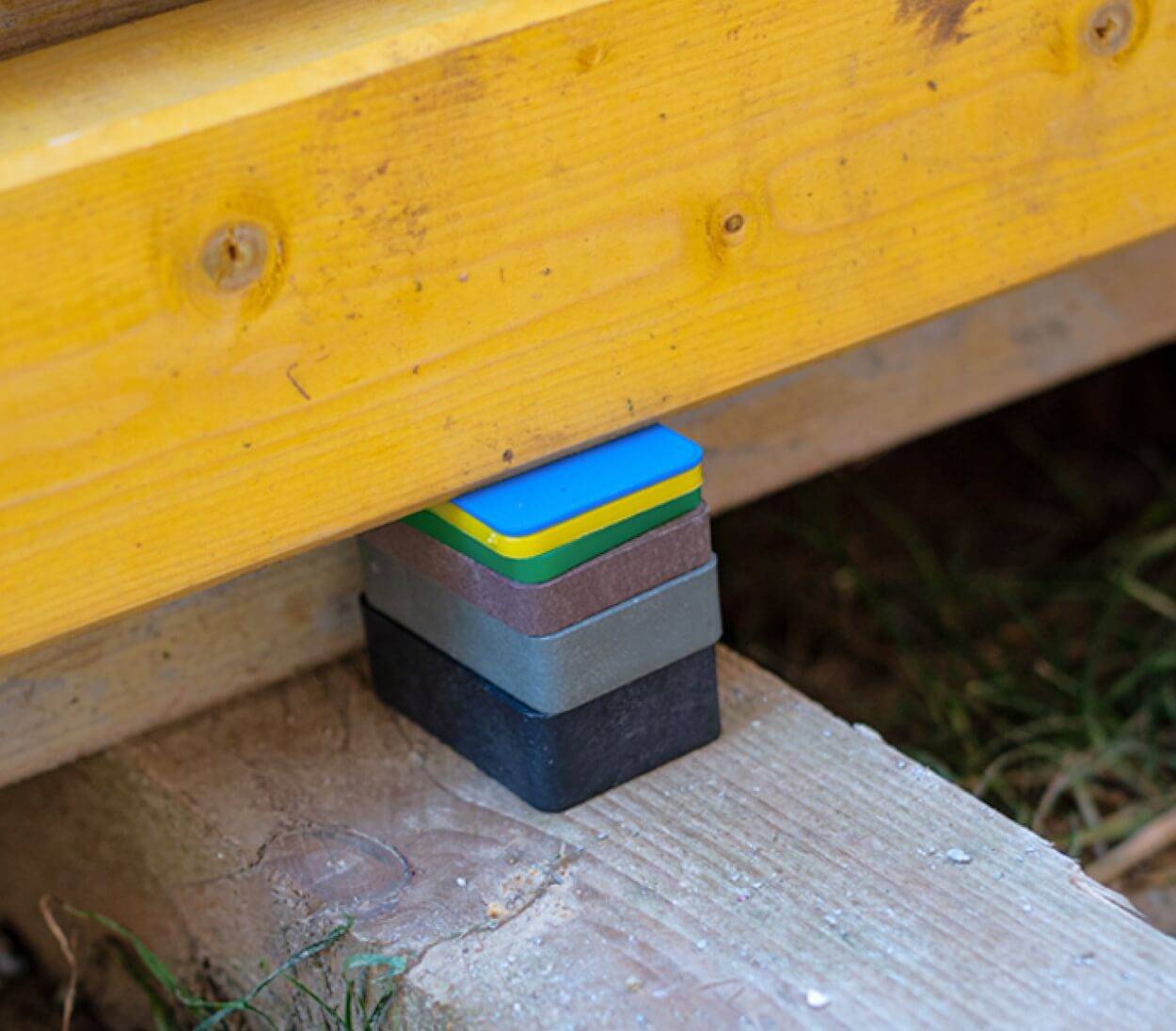 BAUHELD Unterlegplatten Kunststoff 60 x 40 x 1 mm 250 Stück