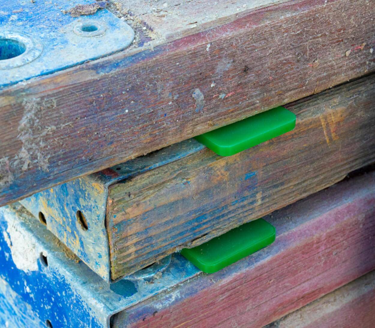 BAUHELD Unterlegplatten Kunststoff 60 x 40 x 15 mm 100 Stück