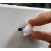 BAUHELD Fenster Wasserschlitzkappen 30 bis 35 mm 30 Stück Ral 8019 BAUHELD Fenster Wasserschlitzkappen 30 bis 35 mm 30 Stück Ral 8019