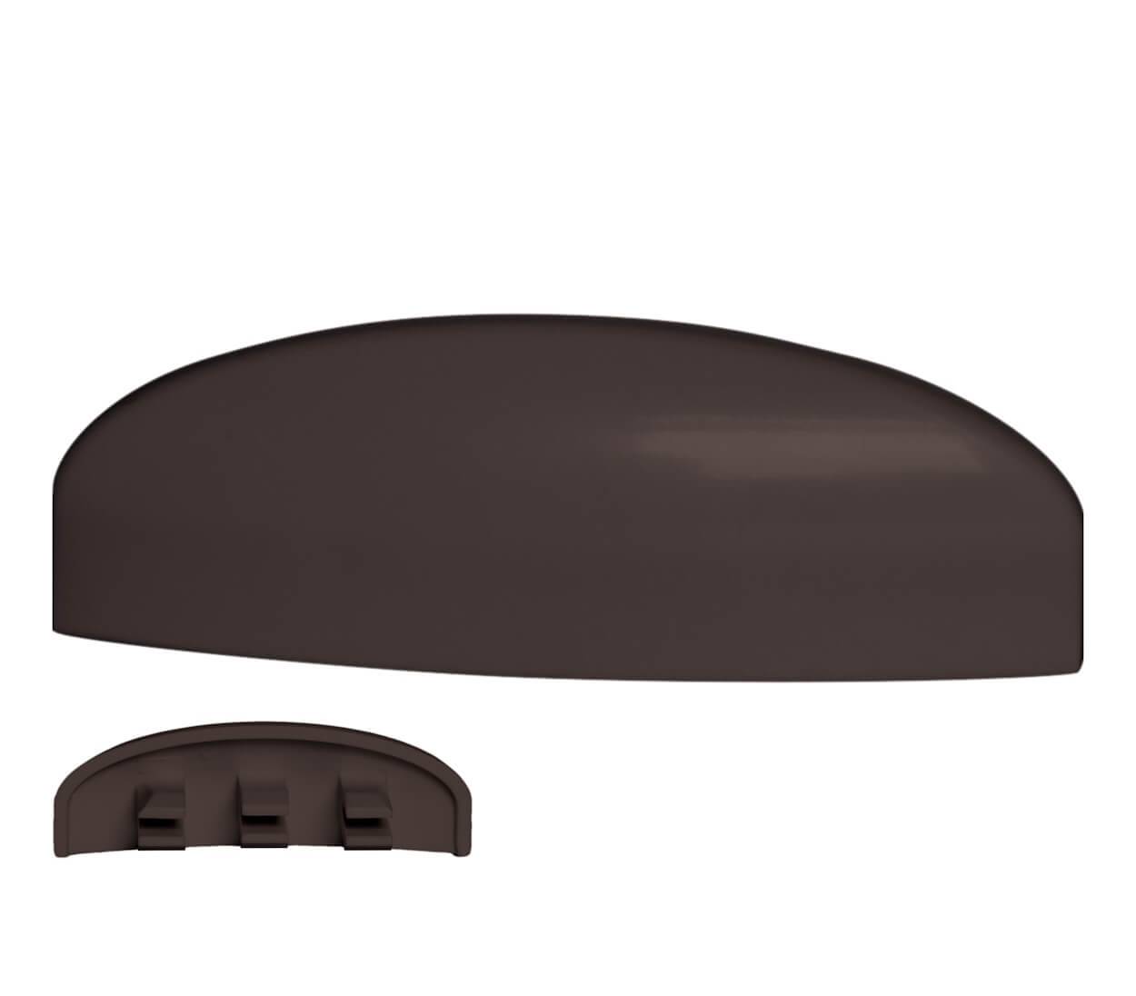 BAUHELD Fenster Wasserschlitzkappen 30 bis 35 mm 30 Stück Ral 8019