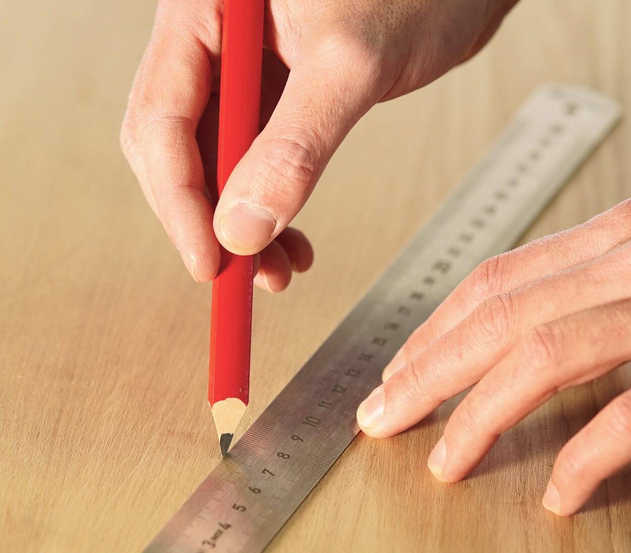 BAUHELD Stahllineal 150 mm Edelstahl Genauigkeitsklasse Eg 1