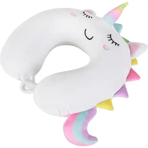 I-TOTAL® Reisekissen Nackenkissen weich für Nackenstützen Motiv Einhorn I-TOTAL® Reisekissen Nackenkissen weich für Nackenstützen Motiv Einhorn