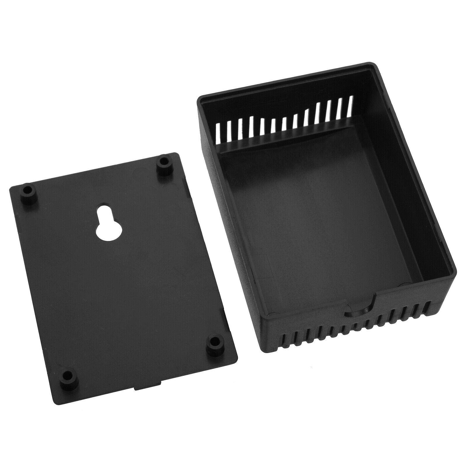 Leer Gehäuse Kunststoffgehäuse 75x55x28mm Plastik Kunststoff klein universal Schwarz