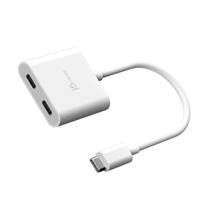 j5create USB-C TO DUAL USB-C WITH VIDEO - Kabel - Digital/Daten