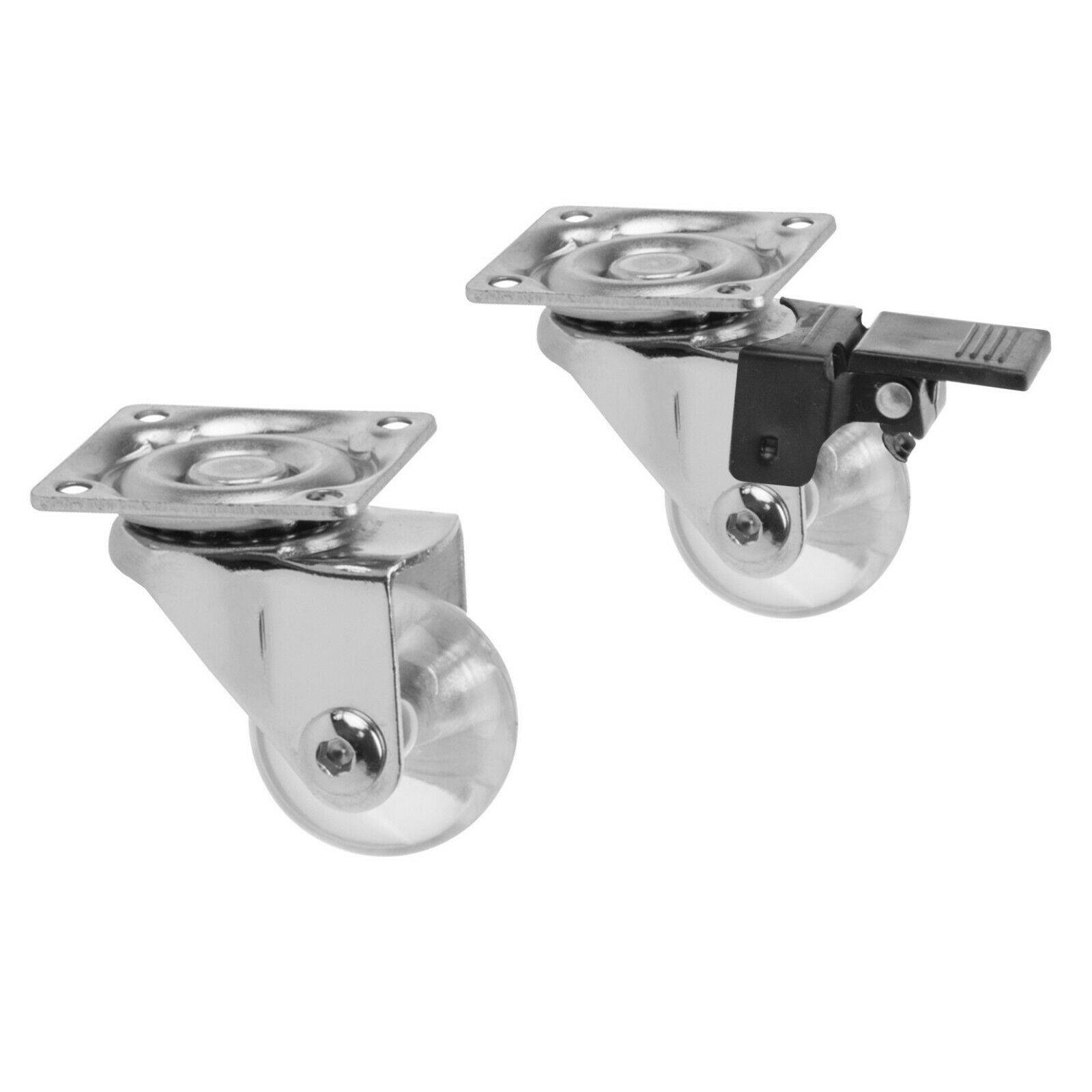 Lenkrolle Bockrolle Möbelrolle Transportrollen Laufrolle Möbelrollen Rad Räder Ø35mm Ohne Bremse