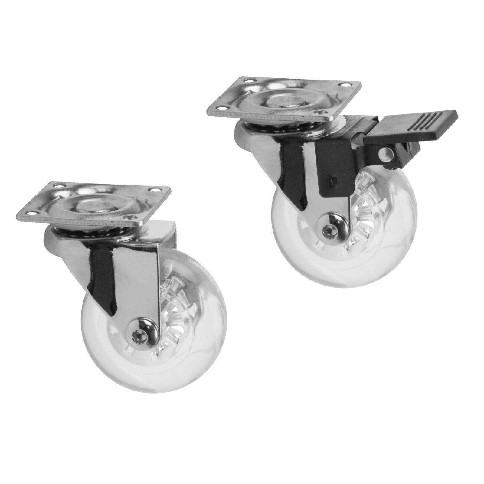 Lenkrolle Bockrolle Möbelrolle Transportrollen Laufrolle Möbelrollen Rad Räder Ø50mm Mit Bremse