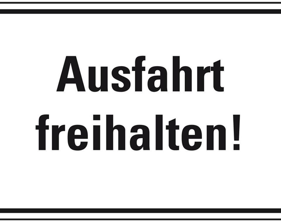 Hinweisschild Ausfahrt freihalten!, Kunststoff, 300x200mm