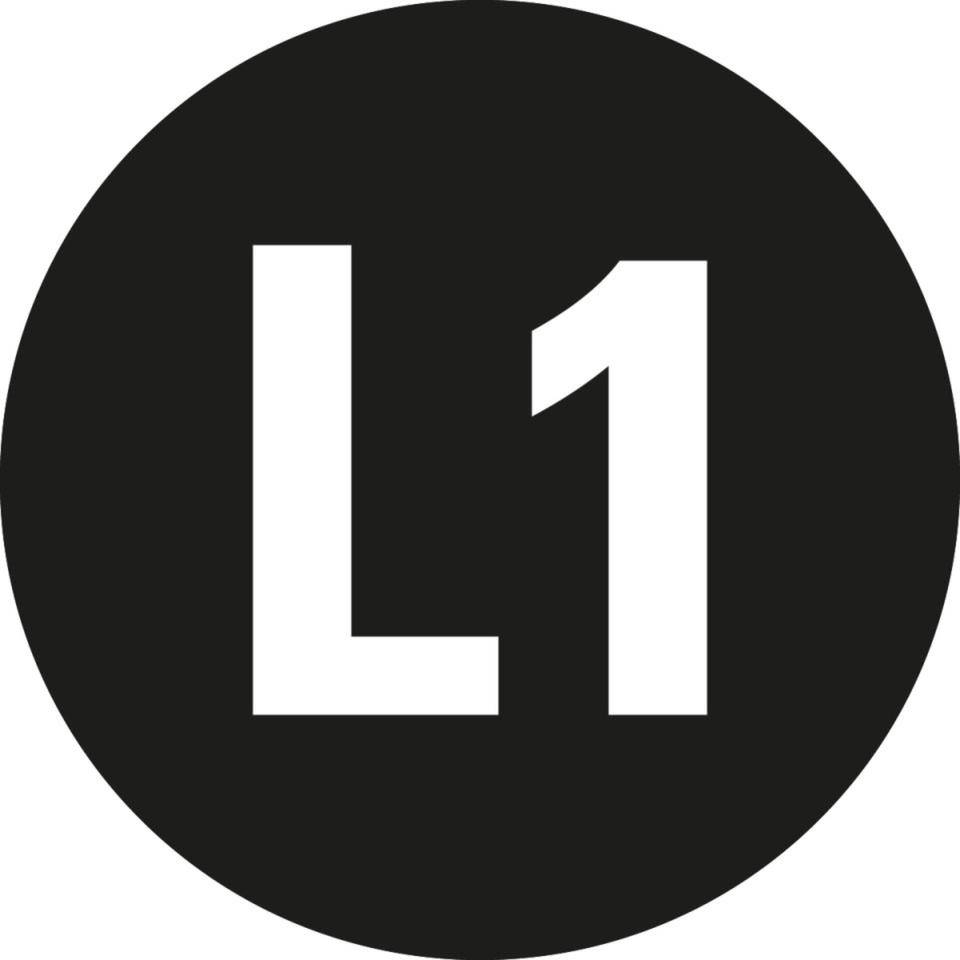 Leiterkennzeichen L1 Wechselstromnetz, RoHS konform, Folie, Ø 12,5mm, 500/Rolle, DIN EN 60445 / IEC 60417