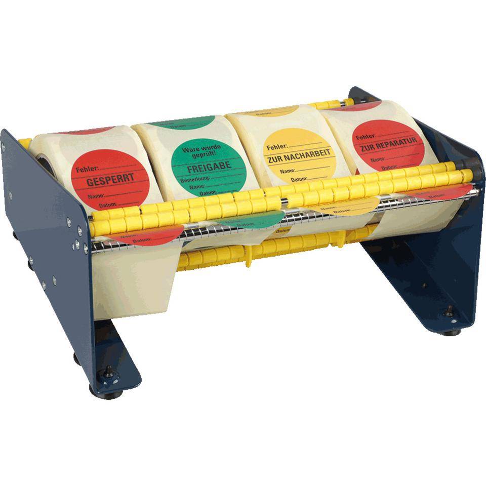 Organisationsetikett Freigabe, grün, Haftpapier, ablösbar, Ø 60mm, 500/Rolle