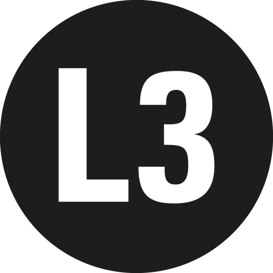 Leiterkennzeichen L3 Wechselstromnetz, RoHS konform, Folie, Ø 12,5mm, 500/Rolle, DIN EN 60445 / IEC 60417
