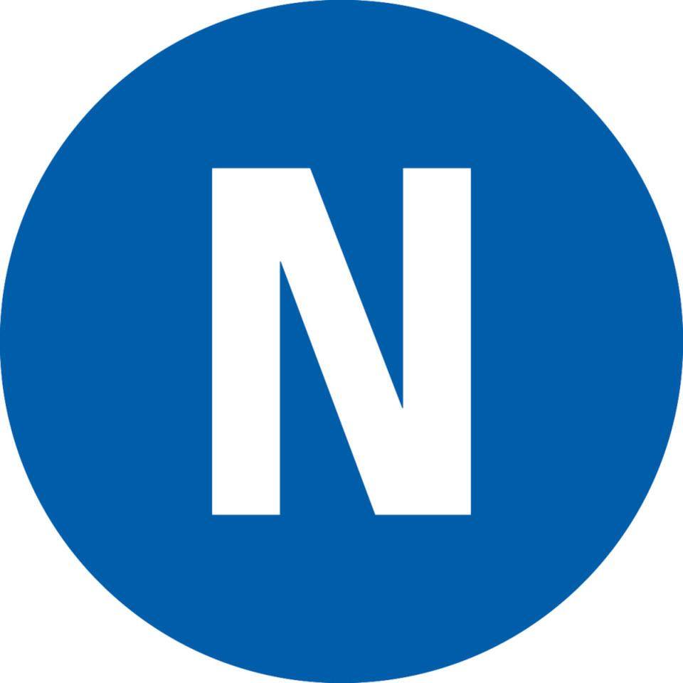 Leiterkennzeichen N Neutralleiter, RoHS-konform, Folie, selbstklebend, Ø 12,5mm, 20/Bogen, DIN EN 60445 / IEC 60417