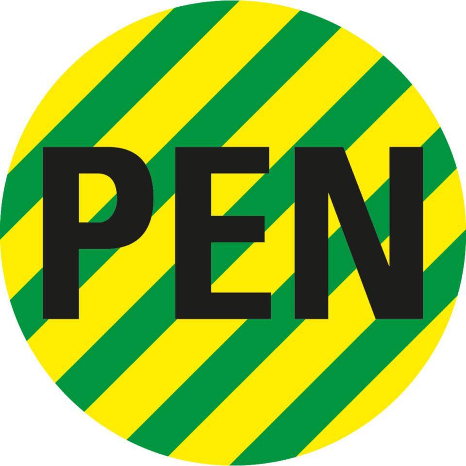 Leiterkennzeichen PEN, RoHS-konform, Folie, selbstklebend, Ø 16mm, 20/Bogen, DIN EN 60445 / IEC 60417