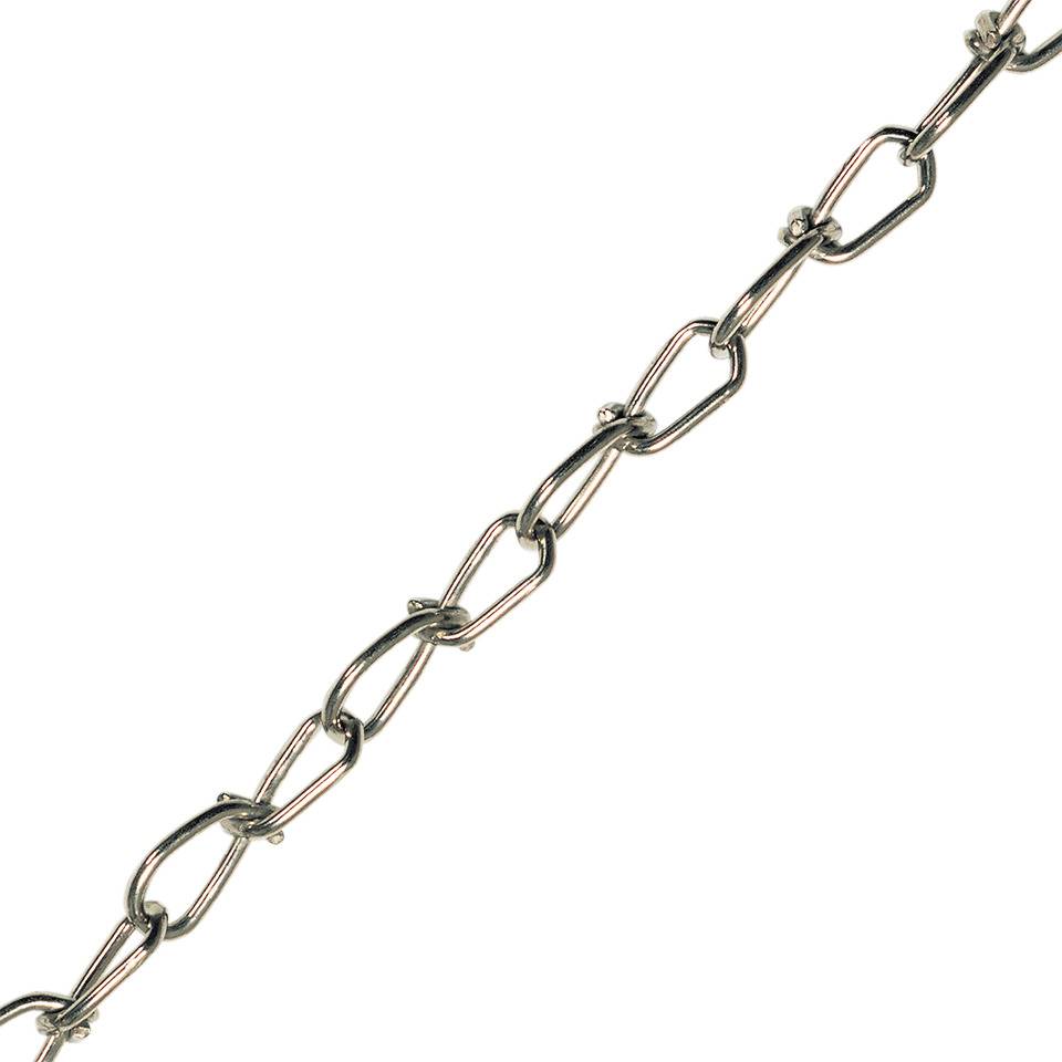 K.57 Knotenkette,DIN 5686,nicht geprüft,galvanisch verzinkt,2,5x35x11mm,Meterw.