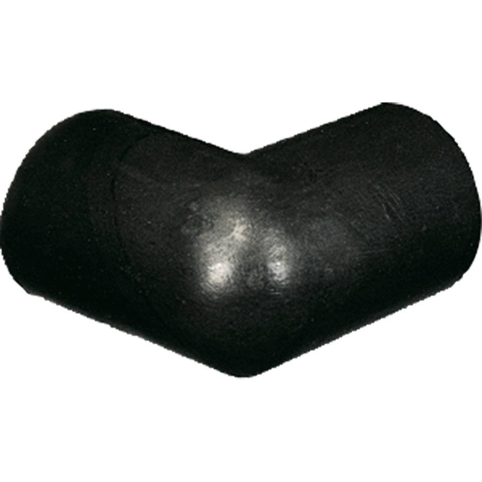 Knuffi Schutzecke Typ A, zweidimensional, schwarz, PU-Schaum, selbstklebend