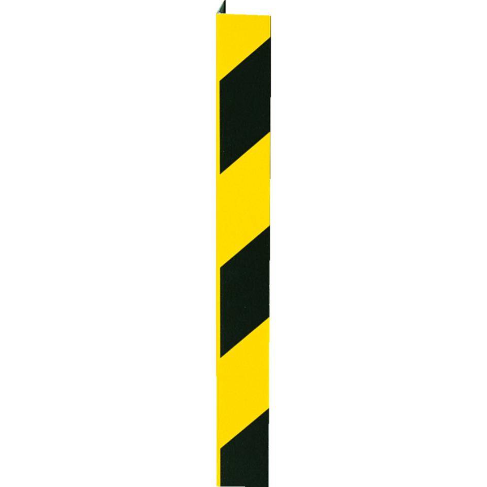 Winkelmarkierung, gelb/schwarz schraffiert, Aluminium, 50x990mm,ASR A1.3