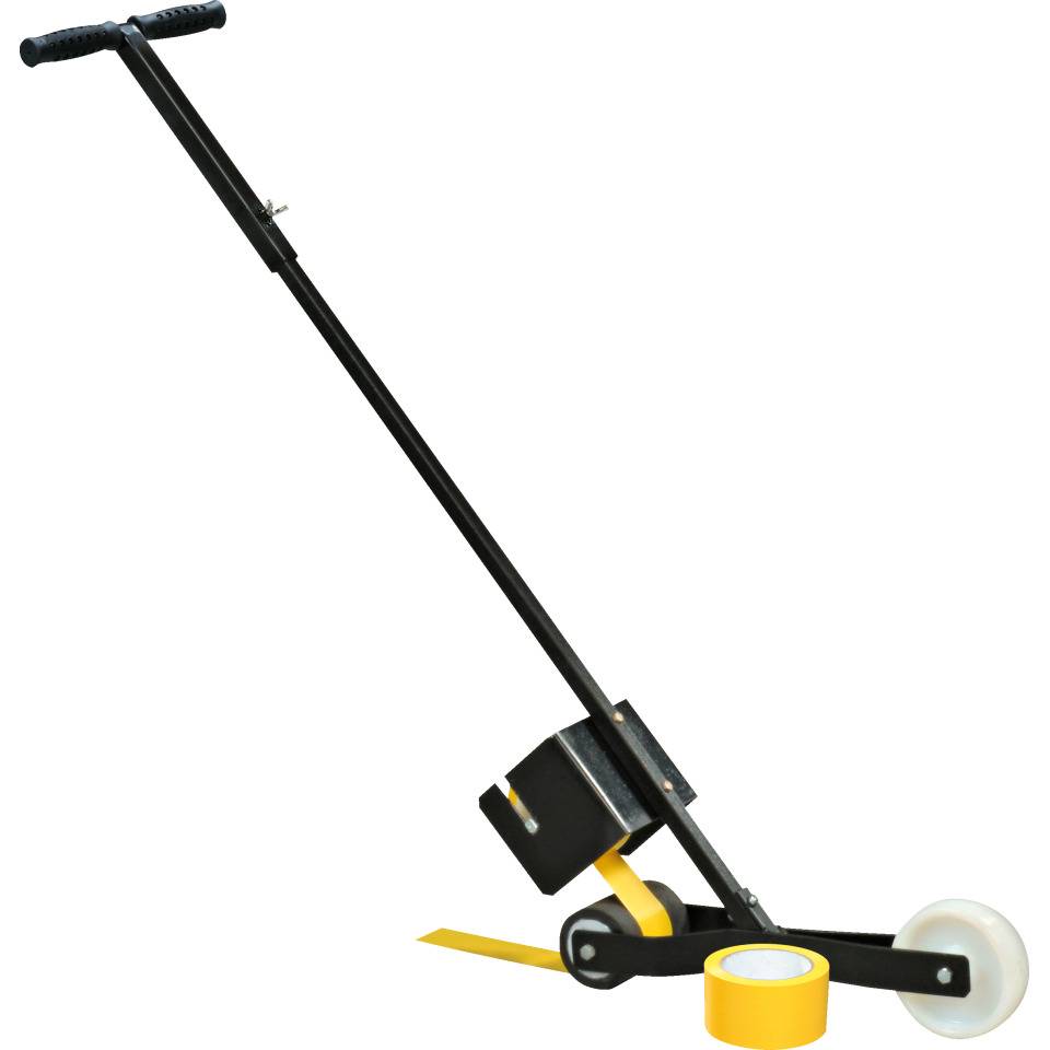 K.57 Bodenmarkierer,Stange min.90cm-max.130cm,m.Markierungsband,gelb,50mm,33m/RO