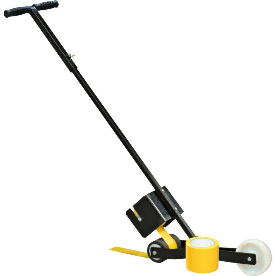 K.57 Bodenmarkierer,Stange min.90cm-max.130cm,m.Markierungsband gelb,75mm,33m/RO