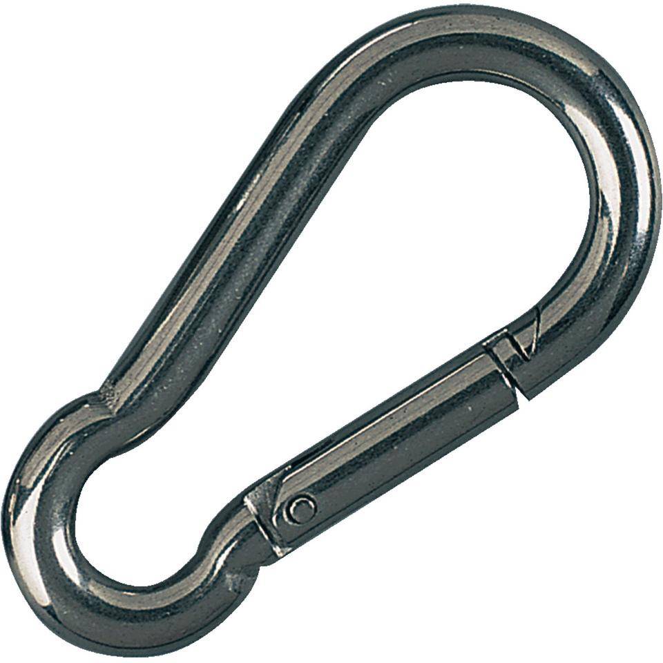 K.57 Karabinerhaken, galvanisch verzinkt, Stahl, Ø 6mm, 20/VE