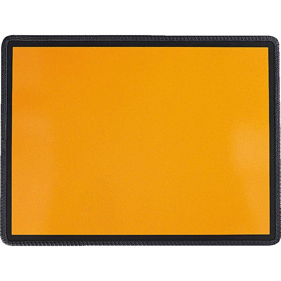 Gefahrguttafel, blanko, korrosionsbeständig, orange, Stahlblech,400x300mm, GGVS, ADR