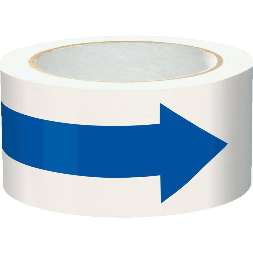 K.57 Bodenmarkierungspfeile, blau, Folie, Breite 90mm, Länge 135mm, 110/Rolle