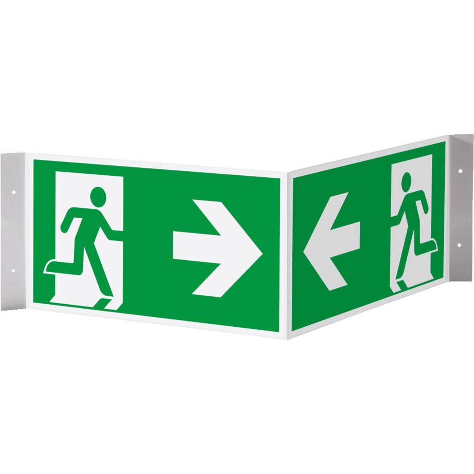 Rettungs-Nasenschild blanko, Kunststoff, 400x200mm
