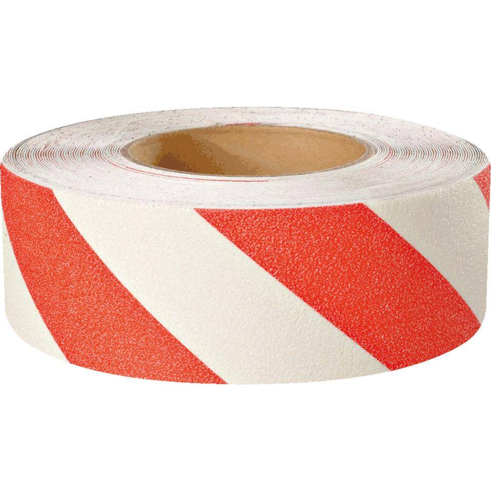 K.57 Antirutsch-Warnmarkierung, R13, rot/weiß, selbstklebend, 50mm, 18,3m/Rolle