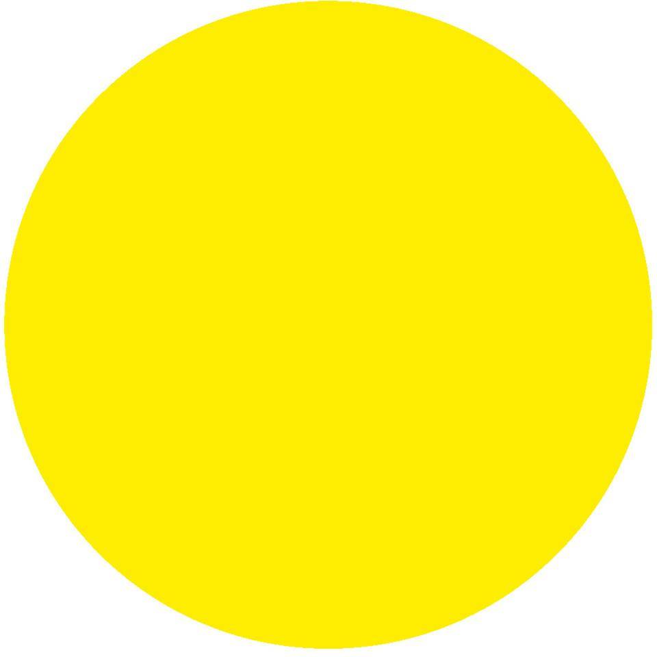 Stellplatzmarkierung Ronde, Rutschhemmung R10, extrem haltbar, gelb, Spezial-Kunststoff, Ø 100mm, 50/VE