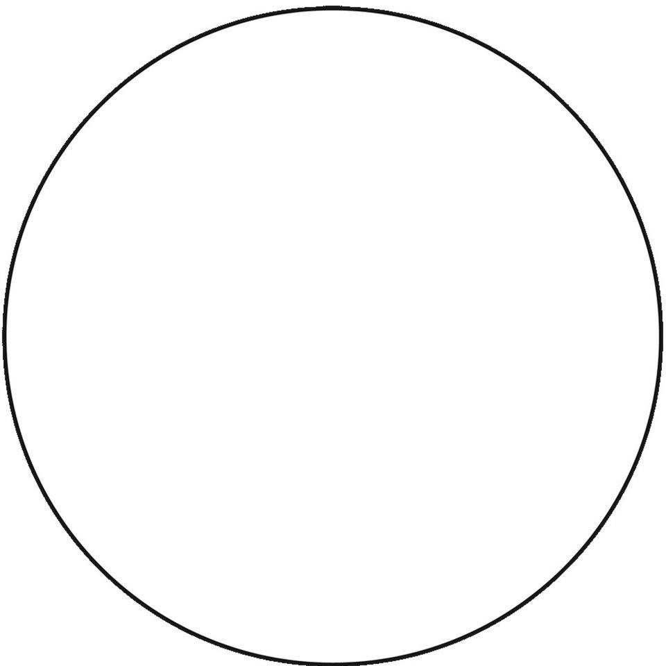 Stellplatzmarkierung Ronde, Rutschhemmung R10, extrem haltbar, weiß, Spezial-Kunststoff, Ø100mm, 50/VE